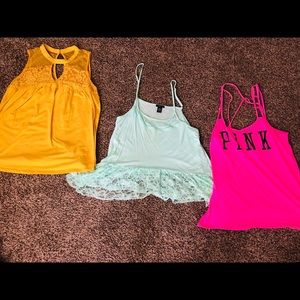 Tank top lot all size L